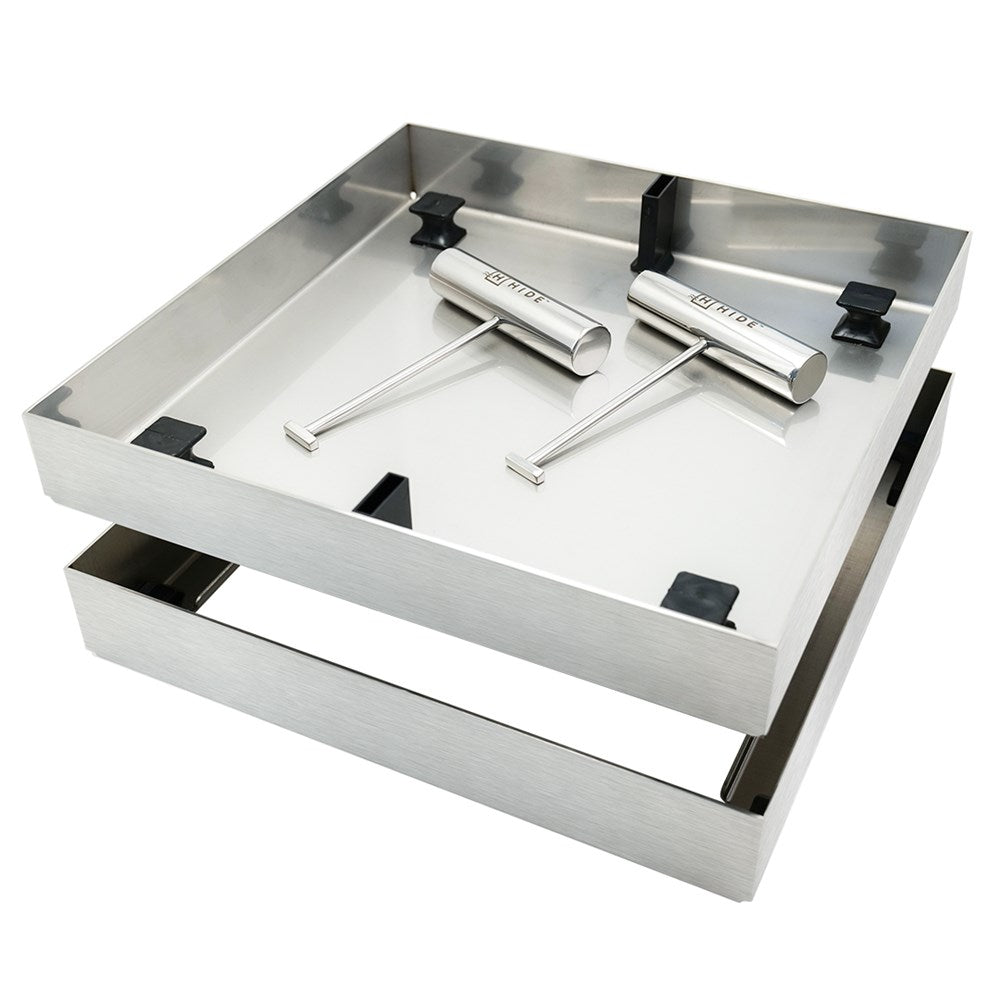 Hide 342mm Concrete Skimmer Lid – 35-42mm