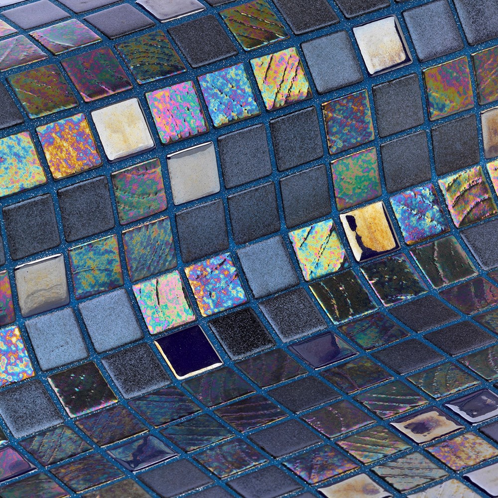 Ezarri Blue Moon Glass Mosaic – 25 x 25mm