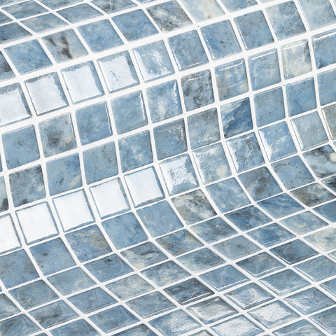 Ezarri Celestite Glass Mosaic – 25 x 25mm