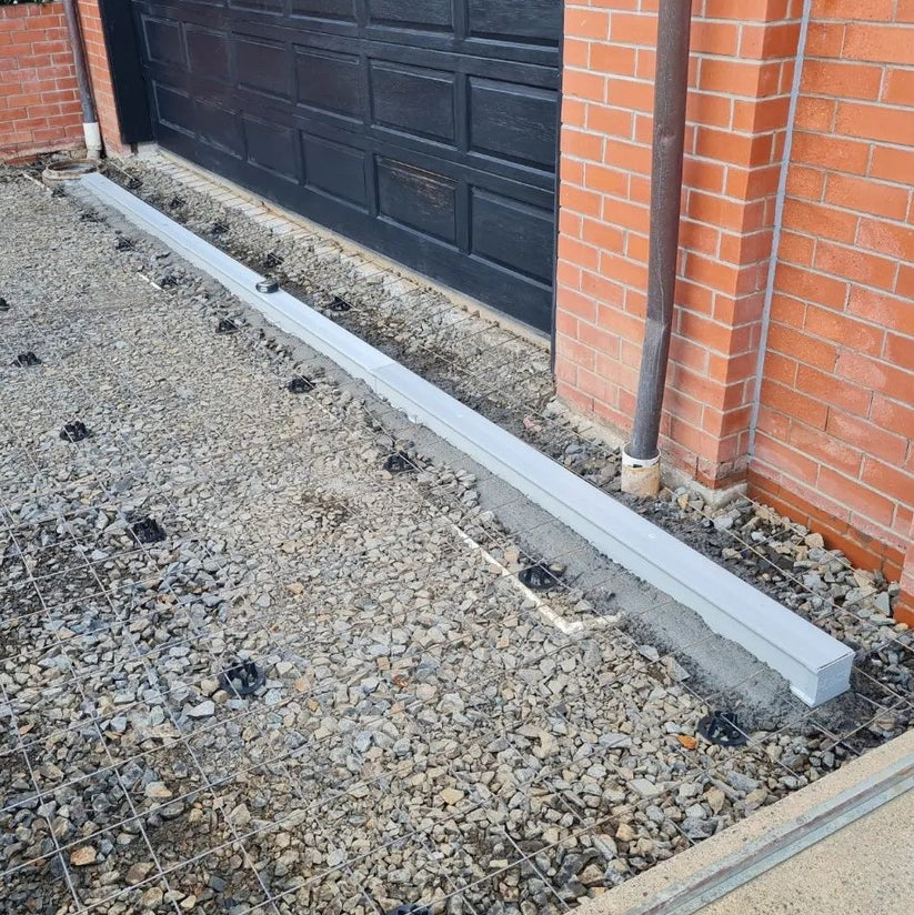 Ultra Drain UDP100 2 piece pack honeycomb stamped