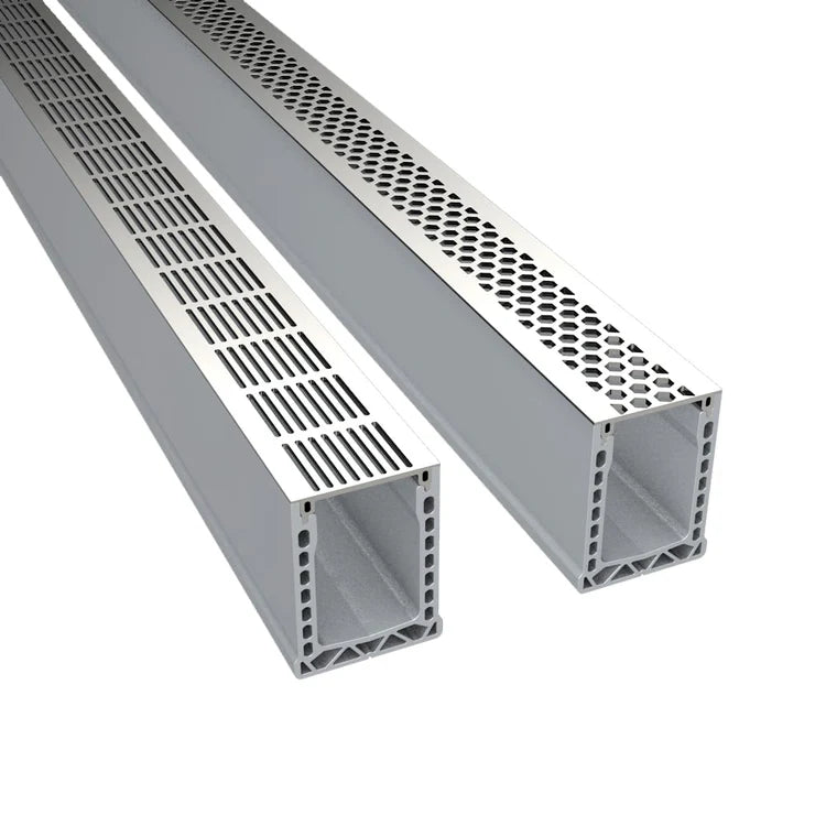 Ultra Drain UDP75 1 m alloy top & base horizontal stamped