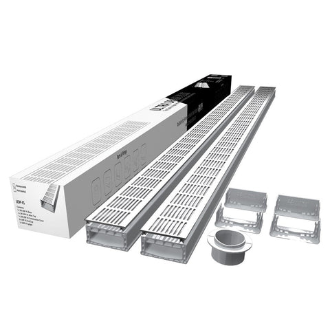 Ultra Drain UDP 45 2-Piece Pack Honeycomb Stamped (4m)