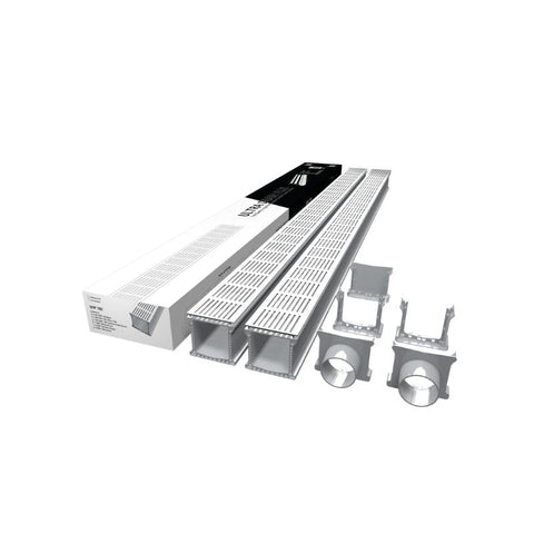 Ultra Drain UDP 100 2-Piece Pack Honeycomb Stamped (4m)