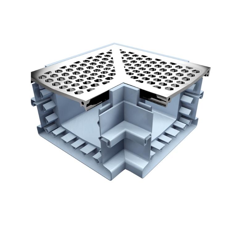 Ultra Drain UDP 130 Right Angle Horizontal Stamped