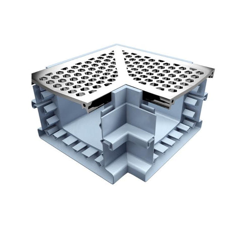 Ultra Drain UDP 130 Right Angle Horizontal Stamped