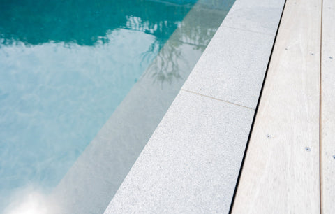 Grey Granite Square Edge Coping (Flamed) – 600(A) x 400 x 40mm