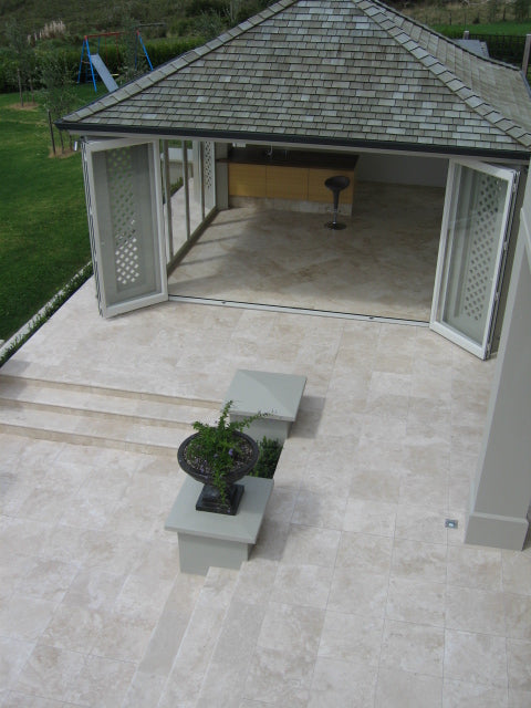 Terrace and steps