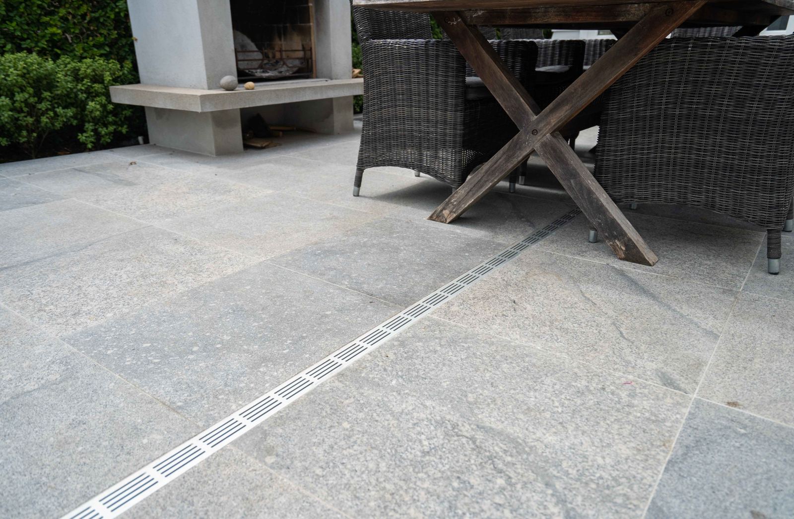 Stone patio